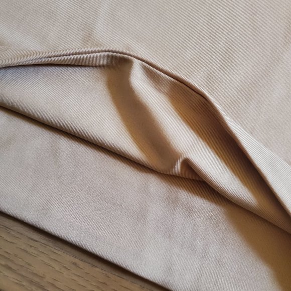 Beige Nude Bodycon Dress - Picture 5 of 5